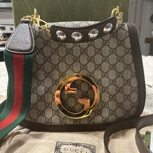 Gucci
Blondie NM Top Handle Bag GG Coated Canvas Medium